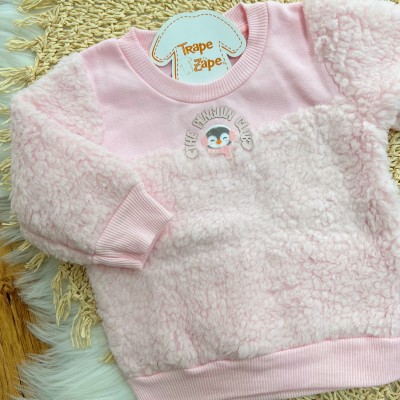 Conj. Casaco The Penguin Club e Calça de Moletom - Rosa